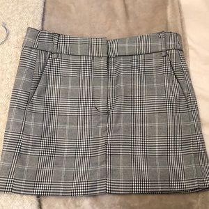 Plaid miniskirt